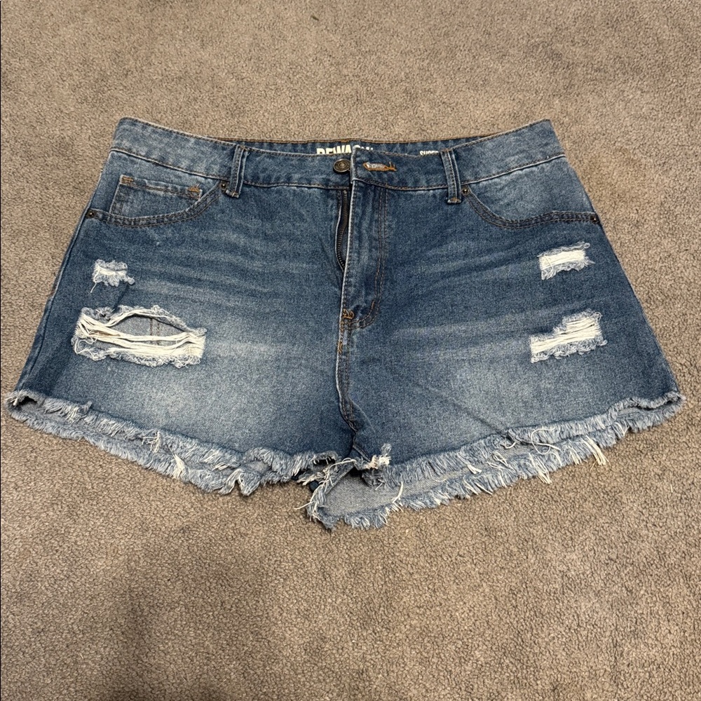 Rewash High Rise Denim Shorts